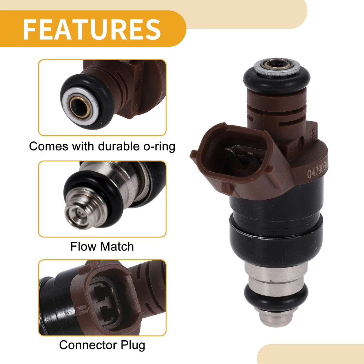 1 Pc Fuel Injector No. 047906031C for Skoda Fabia 6Y (2000–2007)