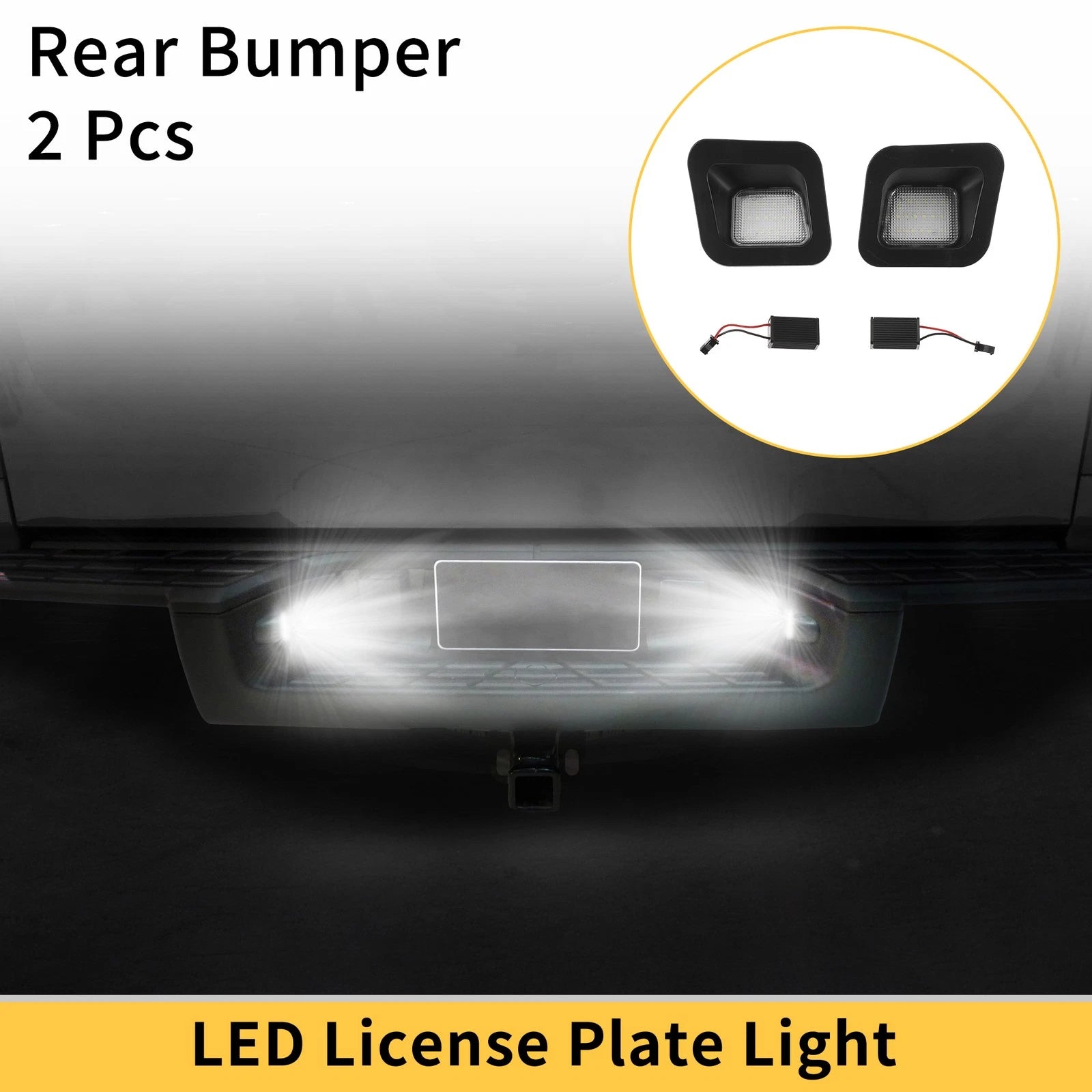 2 Pcs License Plate Light Replacement for Dodge Ram 1500 2500 3500