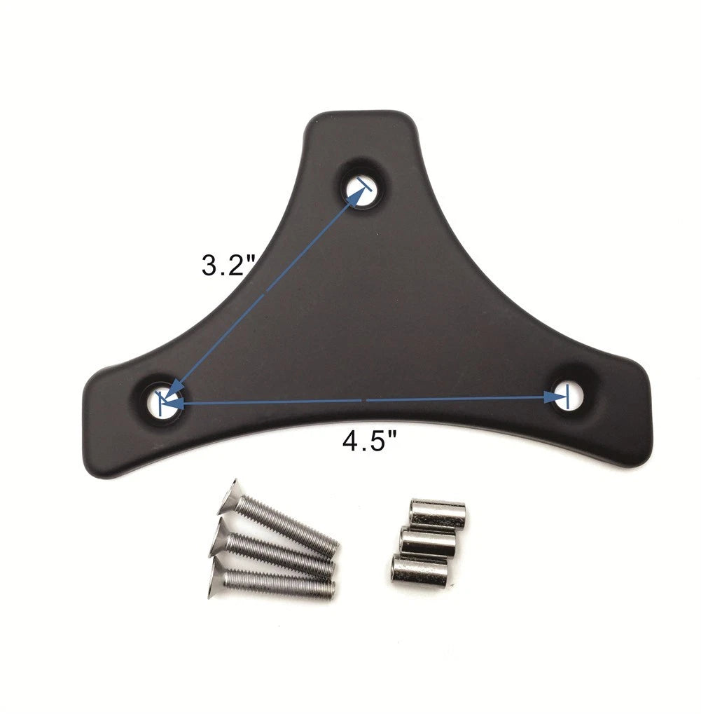 Sissy Bar Backrest Pad Mount Kit for Harley Touring (2009–2017)