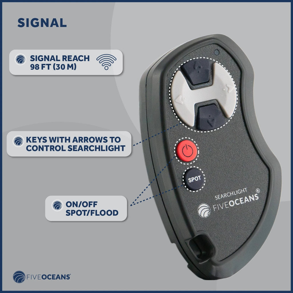 Wireless Hand Held Bridge Remote for Marine Boat Spotlight (FO-4519)