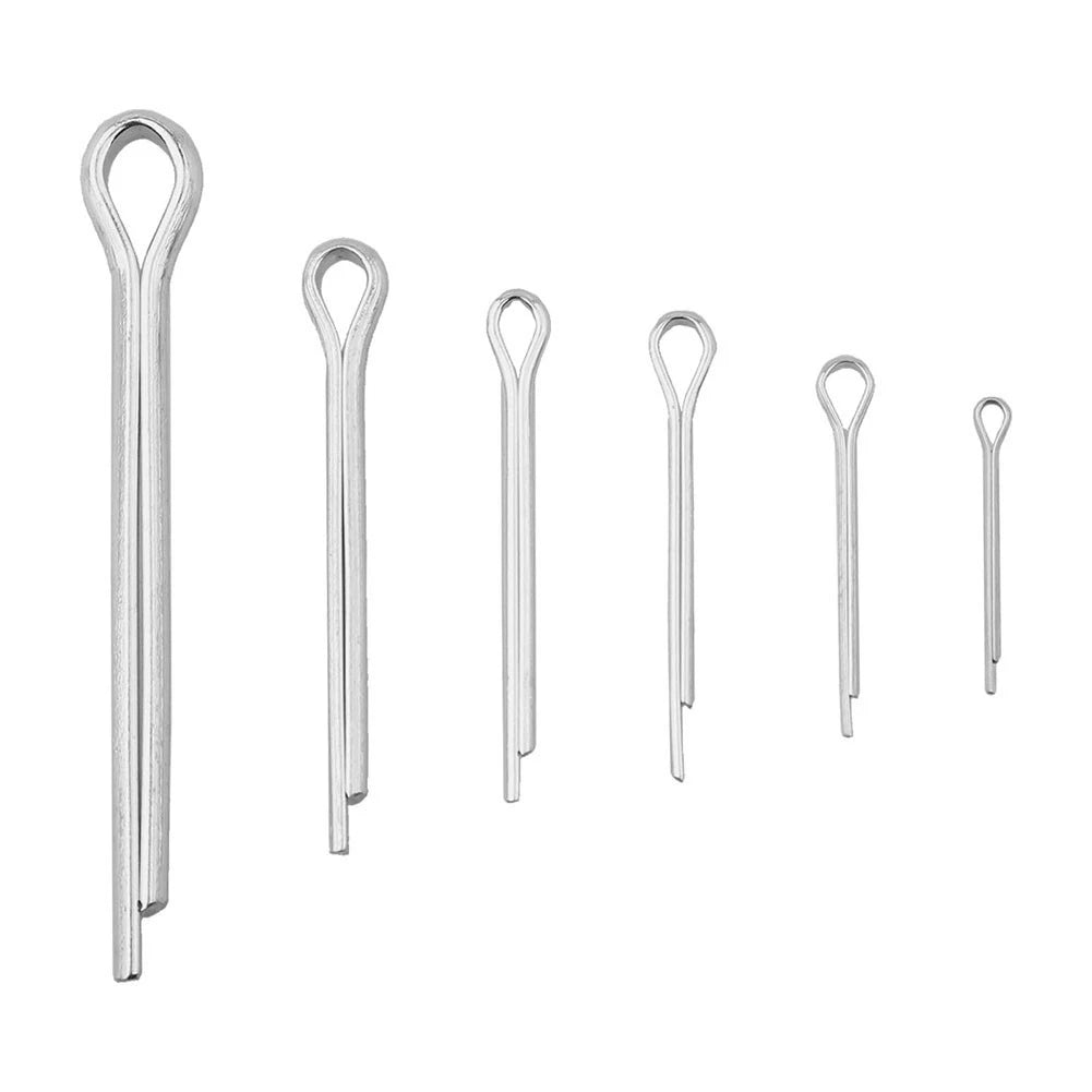 260PCS Cotter Pins Stainless Steel Assortment for Secure Fastening Needs
