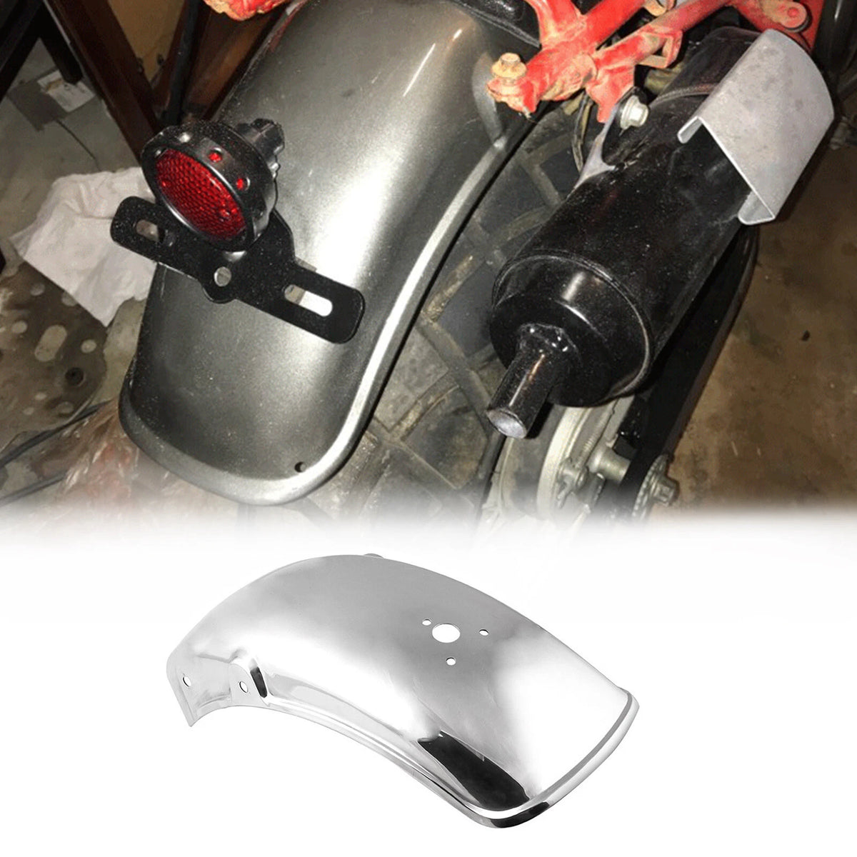 Rear Hugger Fender Mudguard for Suzuki GN125 GN250 (2000–2023)