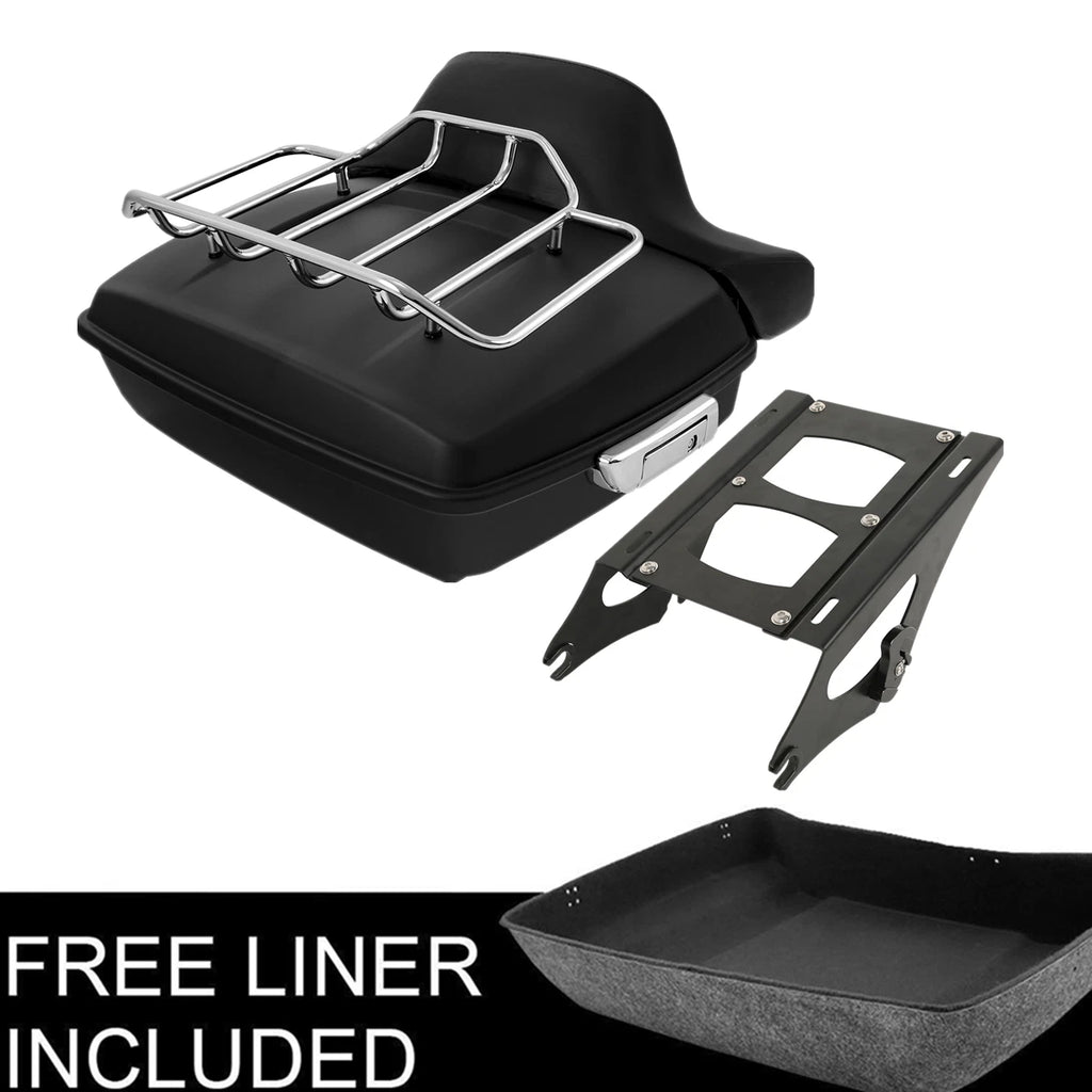 Chopped Trunk Backrest Pad for Harley Electra Glide (2014–2023)