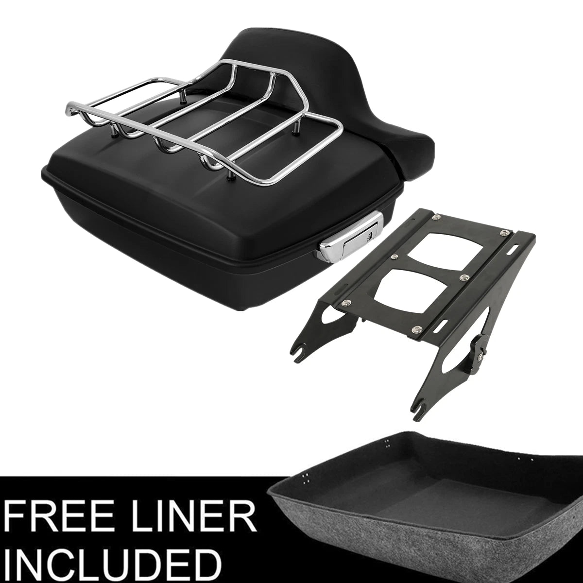 Chopped Trunk Backrest Pad for Harley Electra Glide (2014–2023)