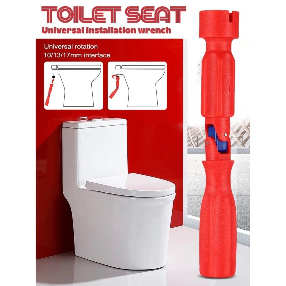 Toilet Seat Fixing Tool with Non Slip Handle for Secure Grip