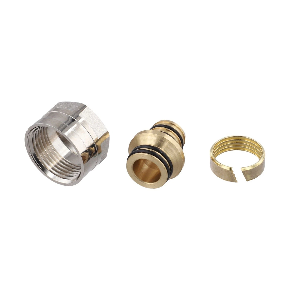 Large Flow Copper Floor Heating Manifold Connector Adapter