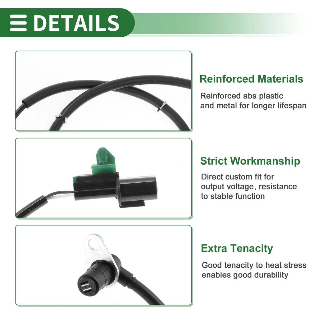 ABS Wheel Speed Sensor Replacement for Mitsubishi Montero IV (2006–2016)