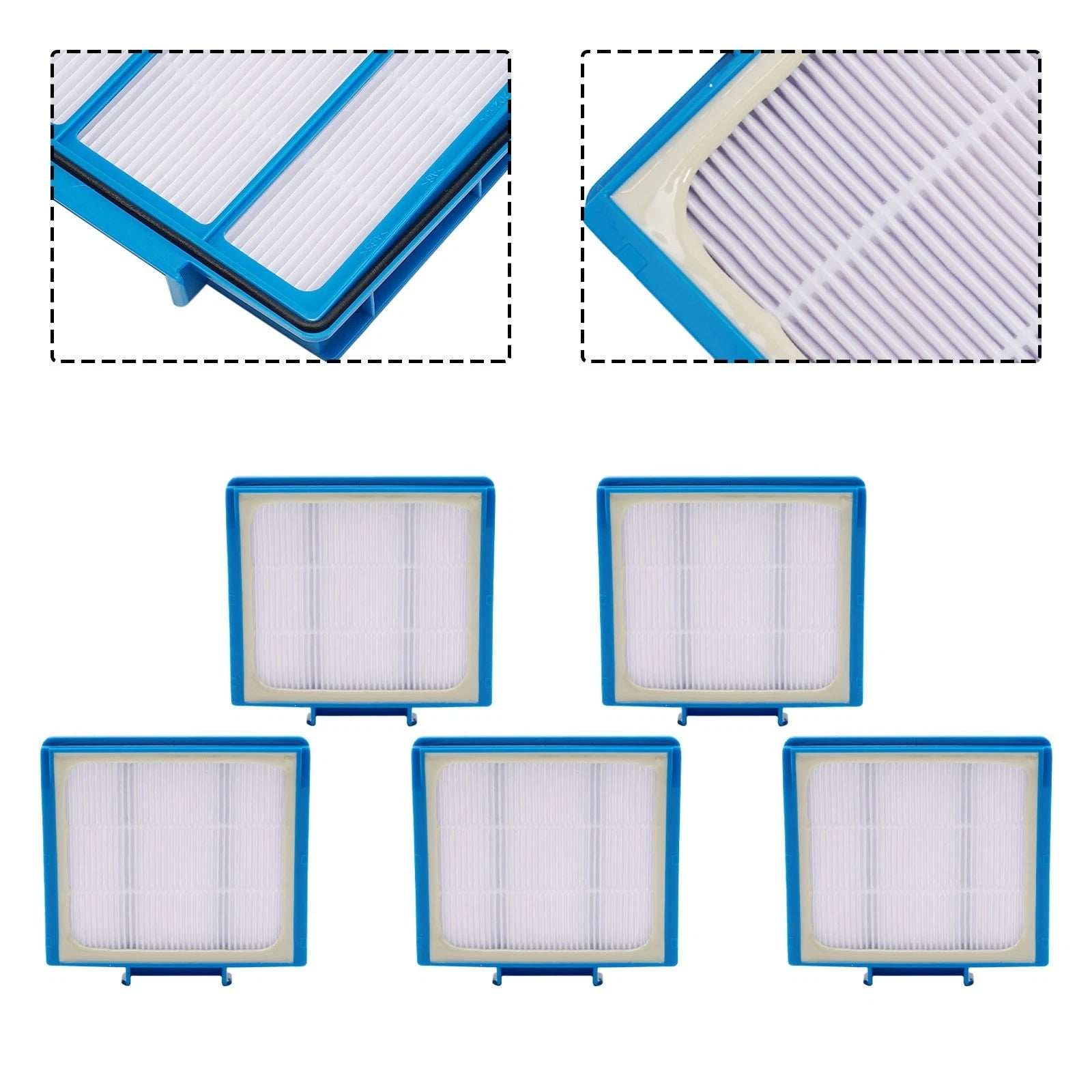 5-Pack Replacement Filter for Shark AV910/911S/912S/915S/AV753 (2019–2023)