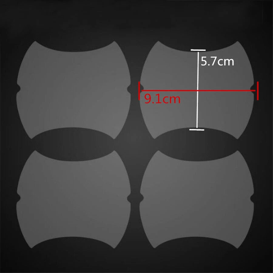 8Pcs Clear 3M Door Cup Handle Scratch Protection Film for