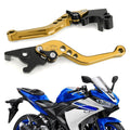 Brake Clutch Levers for Yamaha YZF R3 R25 MT 25 (2015–2017) Gold T9