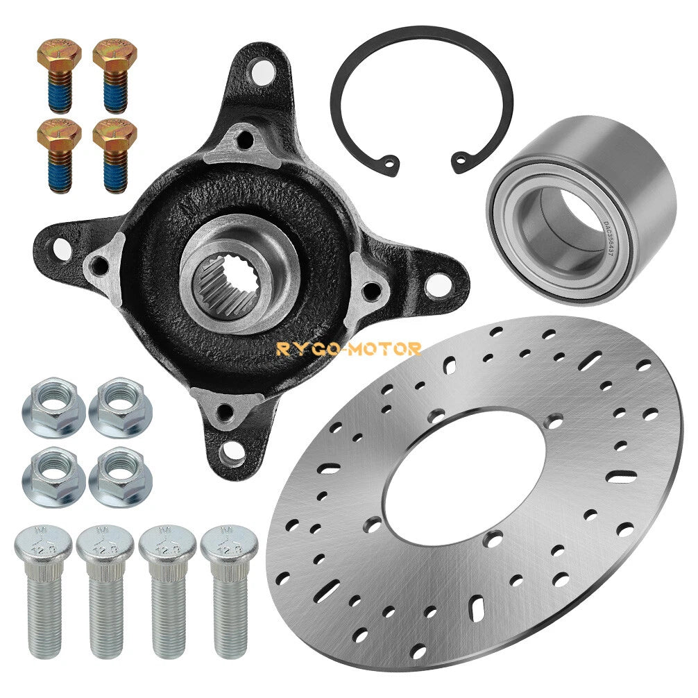 Front Wheel Hub & Disc Rotor Kit for Polaris Ranger 400-800 (2006–2018)