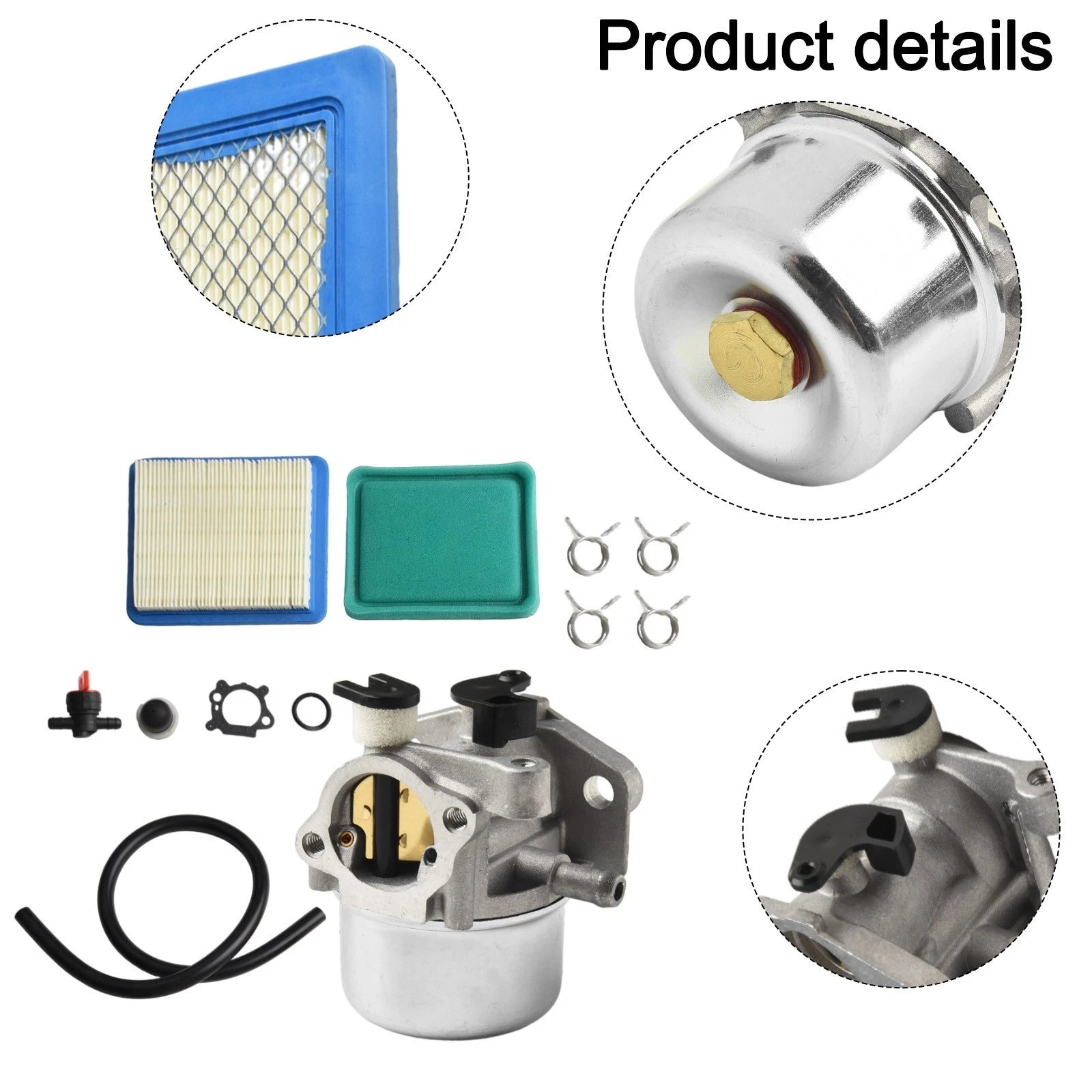 Replacement Carburetor Kit for 6 HP 190CC Engine (Compatible)