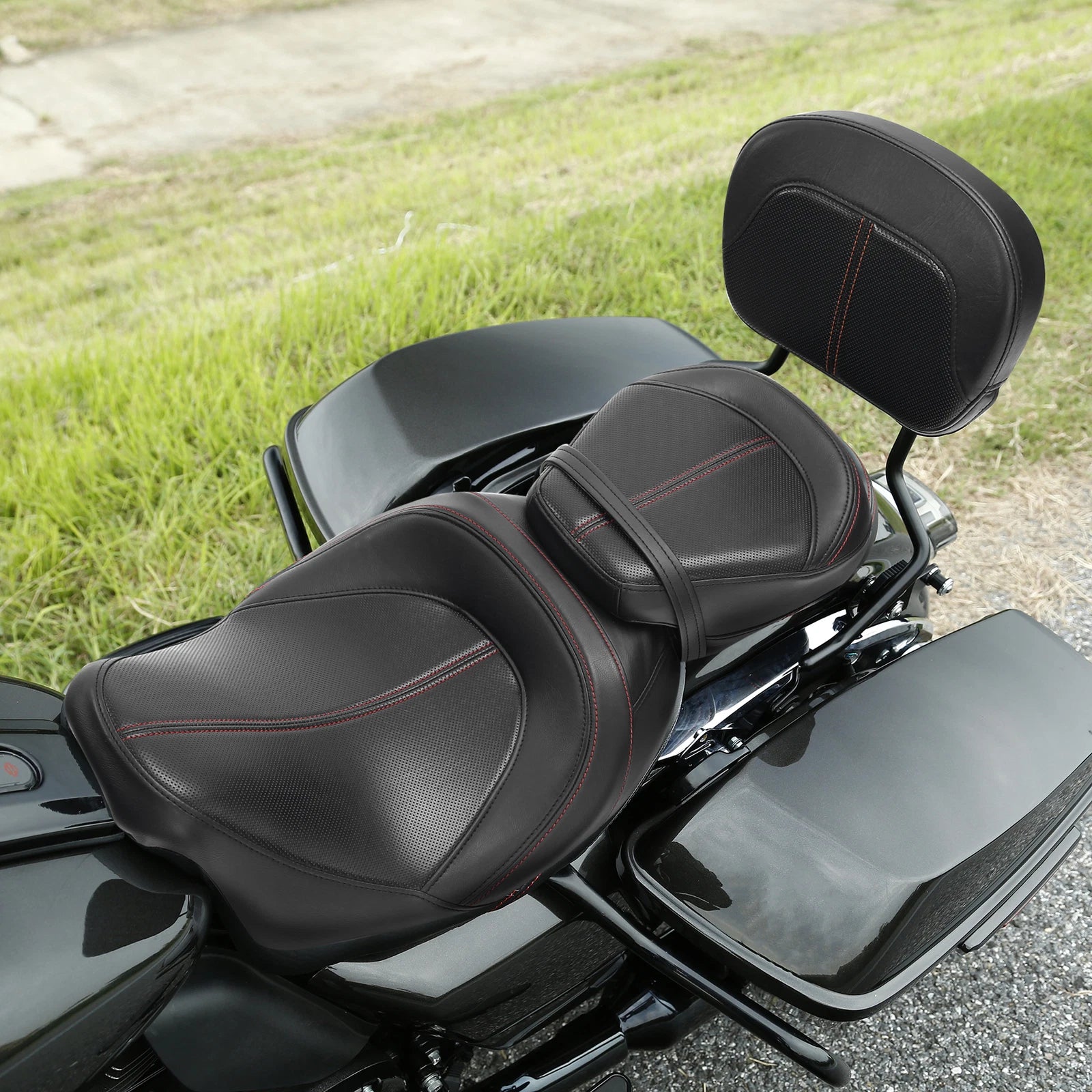 Driver & Passenger Backrest Sissy Bar for Harley Street Glide (2009–2023)