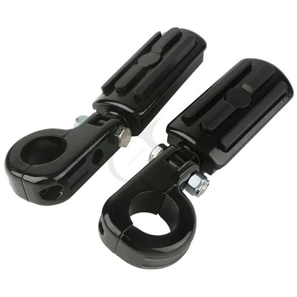 1.25" Highway Engine Guard Bar Foot Pegs for Harley Honda Yamaha (Fitment)