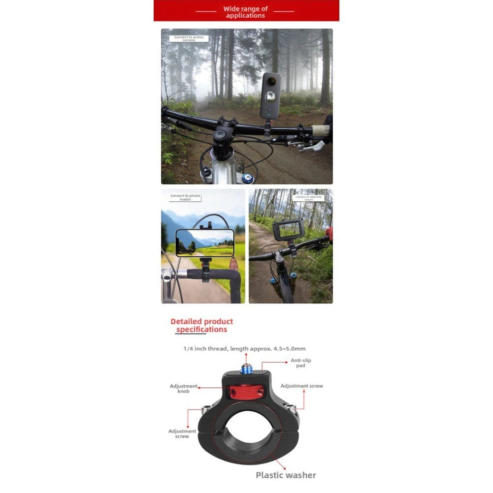 Aluminum Alloy Motorcycle Clamp for 2232mm Handlebar
