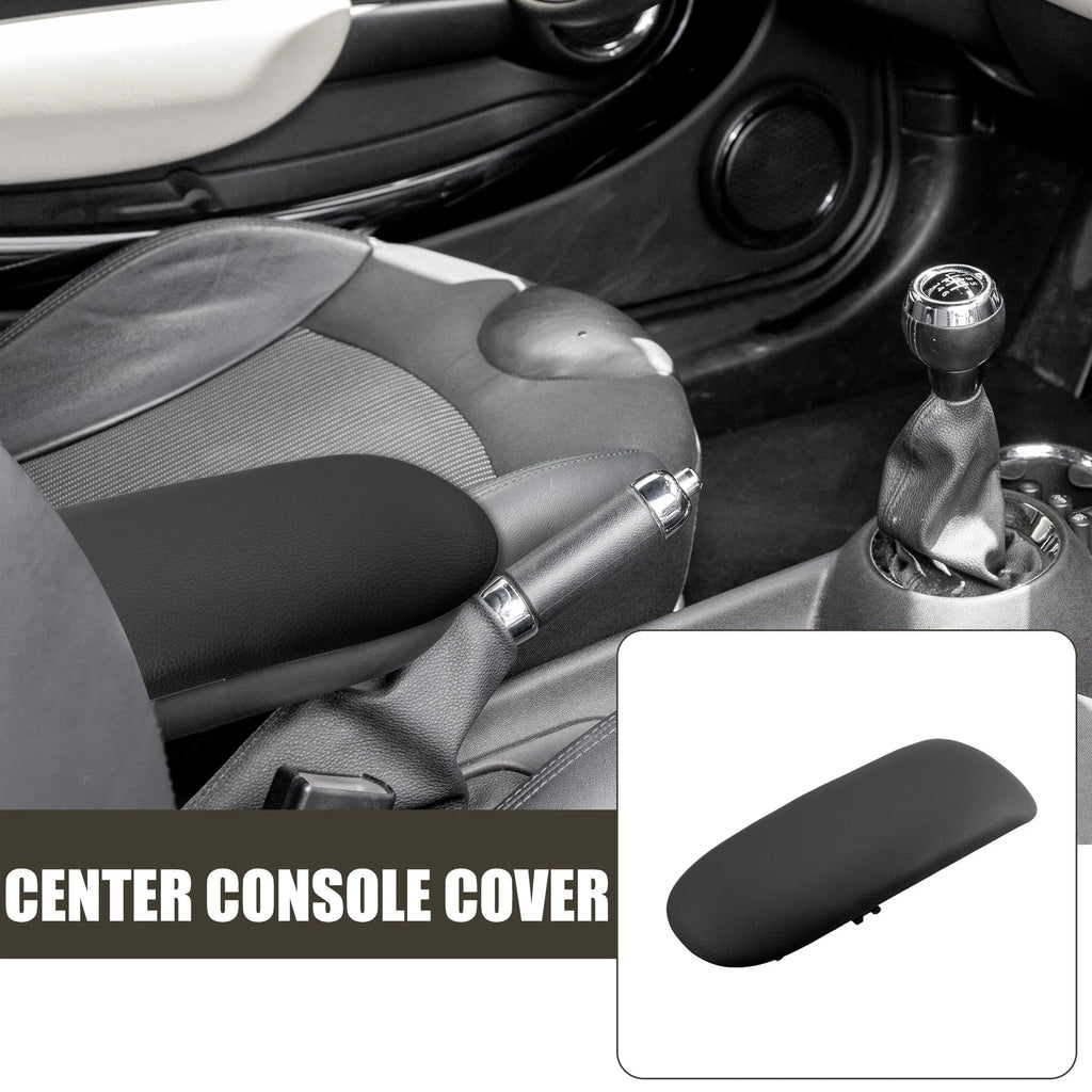 Center Console Armrest Cover Replacement for BMW Mini Cooper (2002–2008) Faux Leather