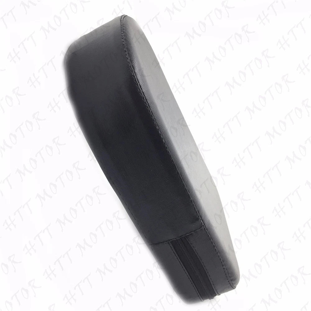 Universal Synthetic Leather Backrest Cushion Pad for Harley Honda Suzuki Yamaha