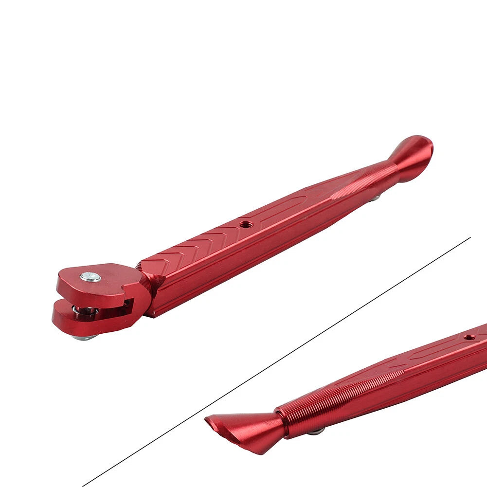 CNC Red Adjustable Kickstand Foot for Universal Motorcycle