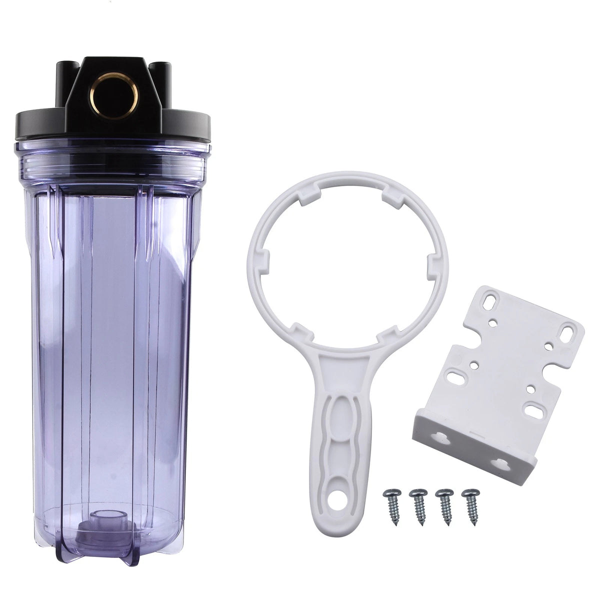 Whole House Water Filter Housing for 10" Filter (3/4" Ports)