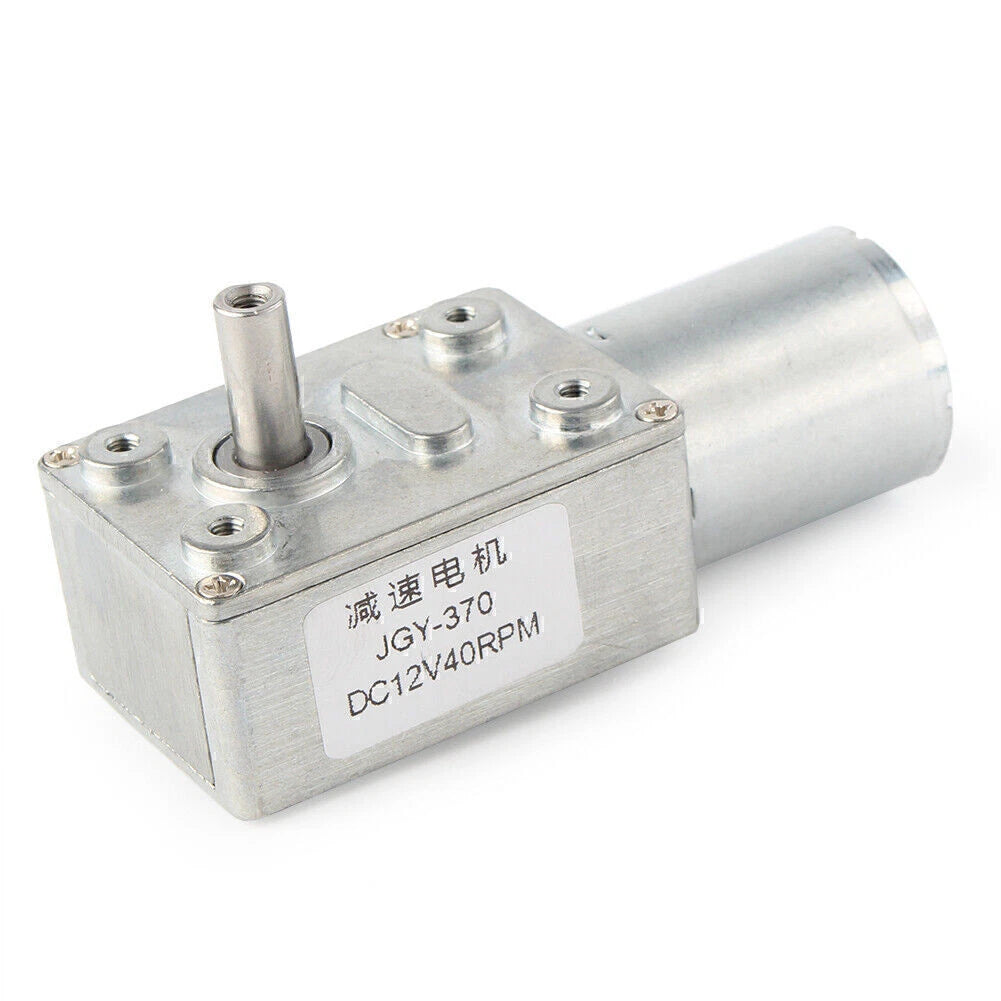 Reversible 12V Turbo Worm Geared Motor 40RPM 35MA