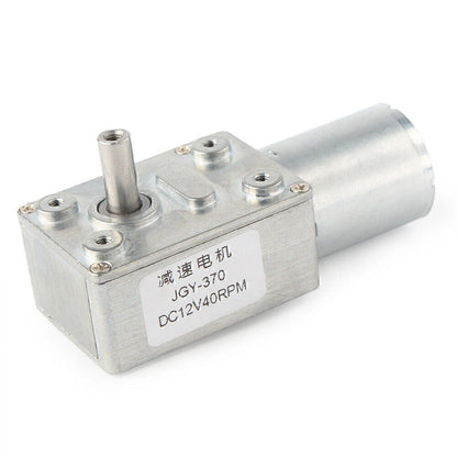 Reversible 12V Turbo Worm Geared Motor 40RPM 35MA