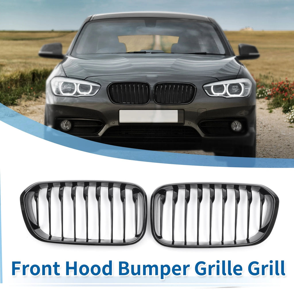 Front Upper Bumper Grille Grill Replacement for BMW 1 Series F20 (2015–2018)