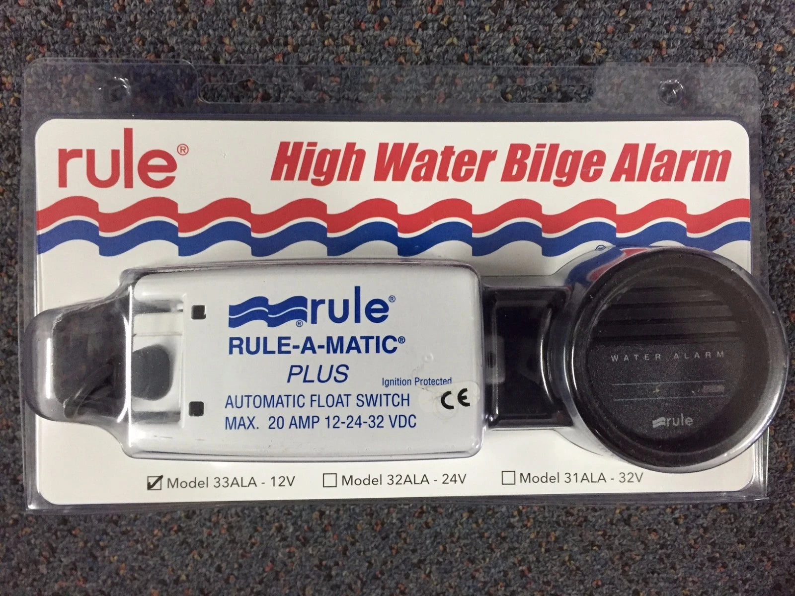 12V Bilge Alarm Kit for Rule Model 33ALA