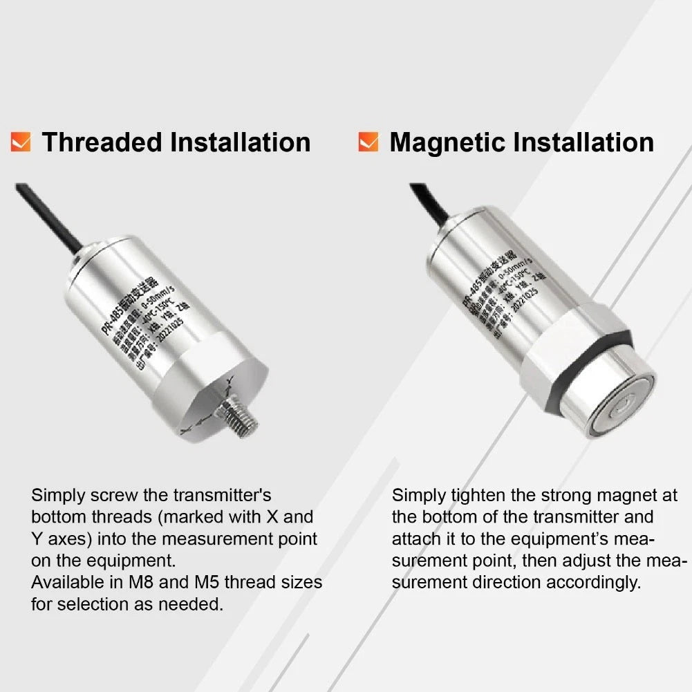 Wireless Temperature Vibration Transmitter Sensor for Automotive
