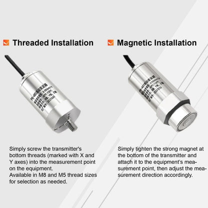 Wireless Temperature Vibration Transmitter Sensor for Automotive