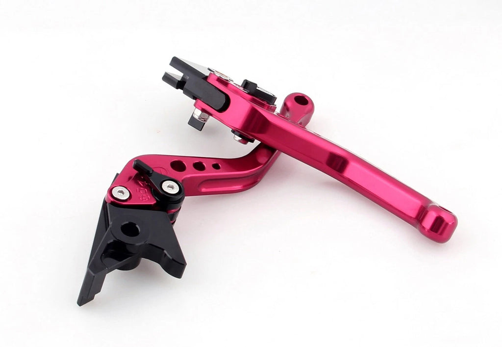 Short Brake Clutch Levers for BMW C650GT (2012–2015), KYMCO Xciting 250 300 400, Red