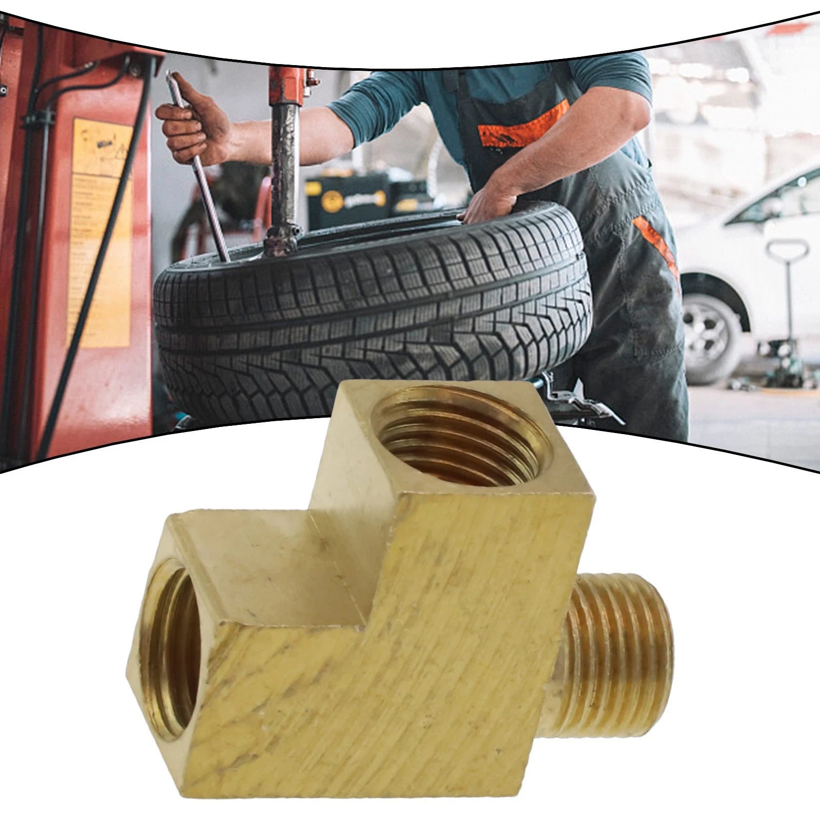 Brass Angle Adapter for Oil Pressure Sensor M10x1mm