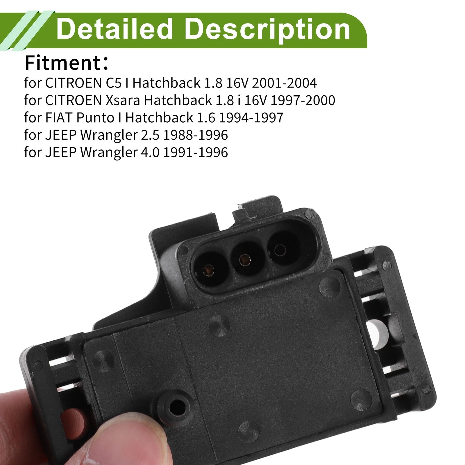 MAP Sensor for Citroen C5 I Hatchback (2001–2008) No.93432112