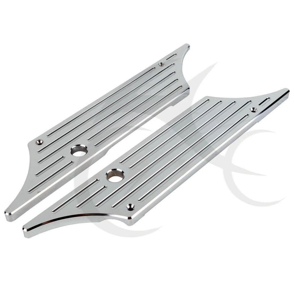 Chrome Saddlebag Latch Covers for Harley Touring Street Glide (1993–2013)