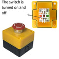 Latching E-Stop Button Switch for LA38 (10A, 1NC+1NO)