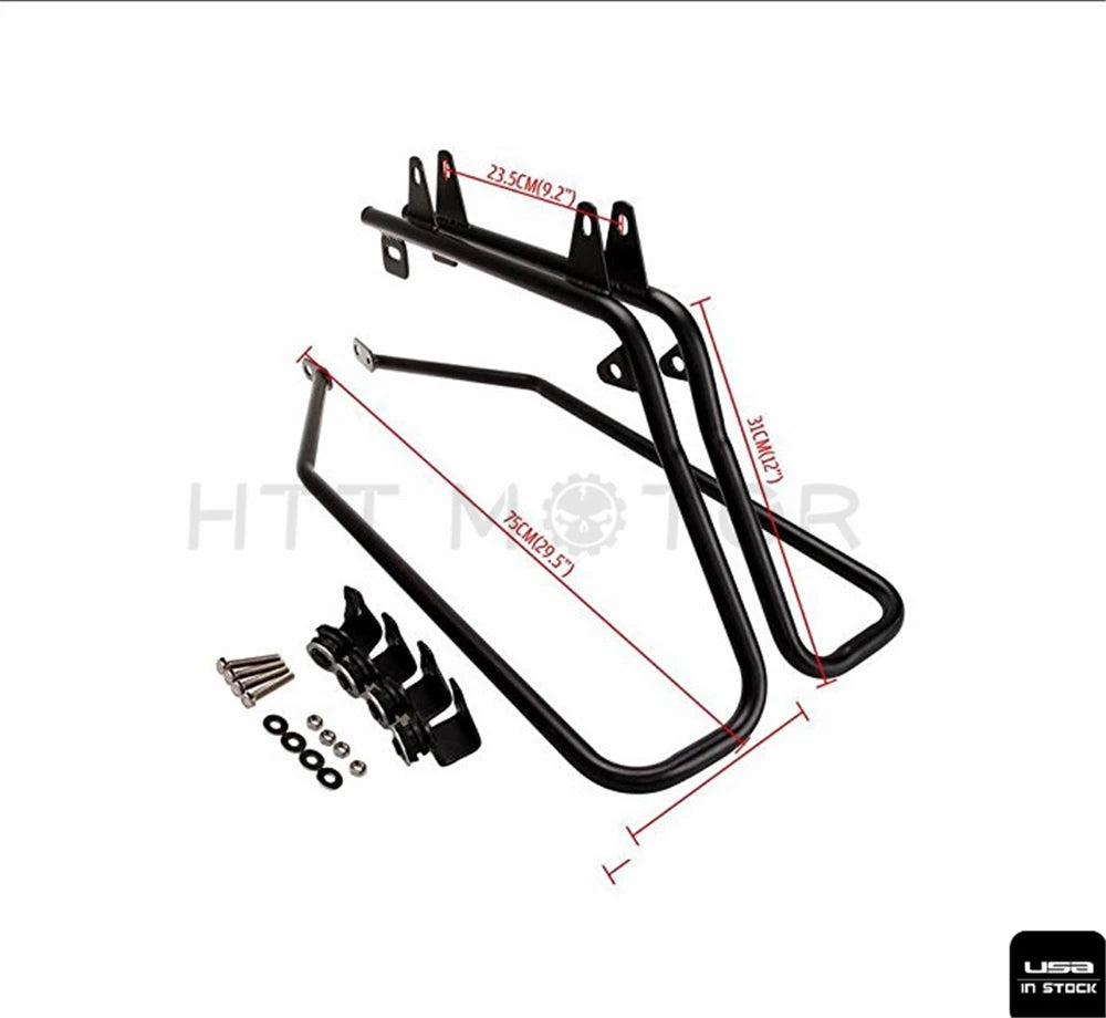 Saddlebag Support Conversion Bracket Kit for Harley Heritage Softail (1984–2013)
