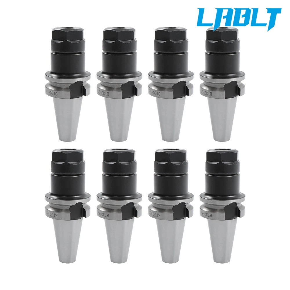 8 Pcs Collet Chuck Tool Holder BT30 ER20 for CNC Milling Machine