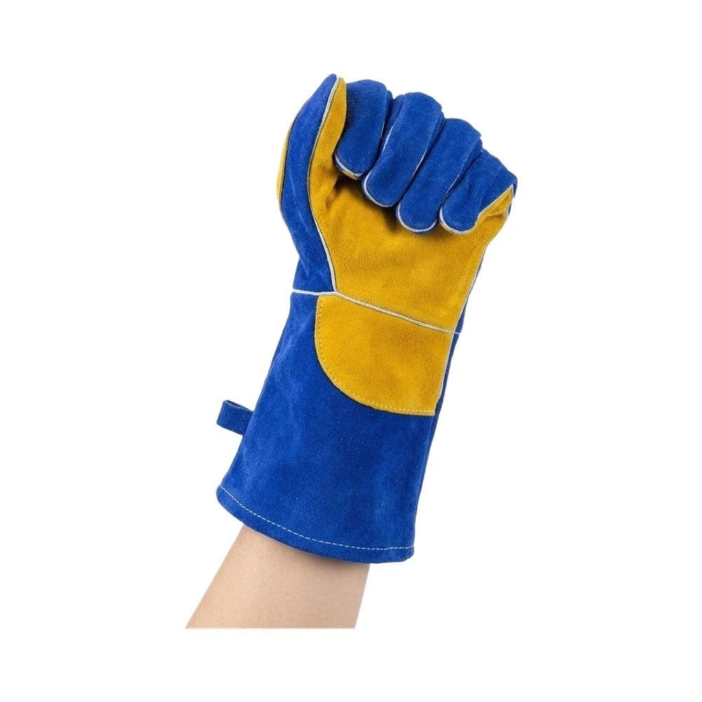 40cm Heat Resistant Gloves for BBQ Oven Fireplace Stove Safety