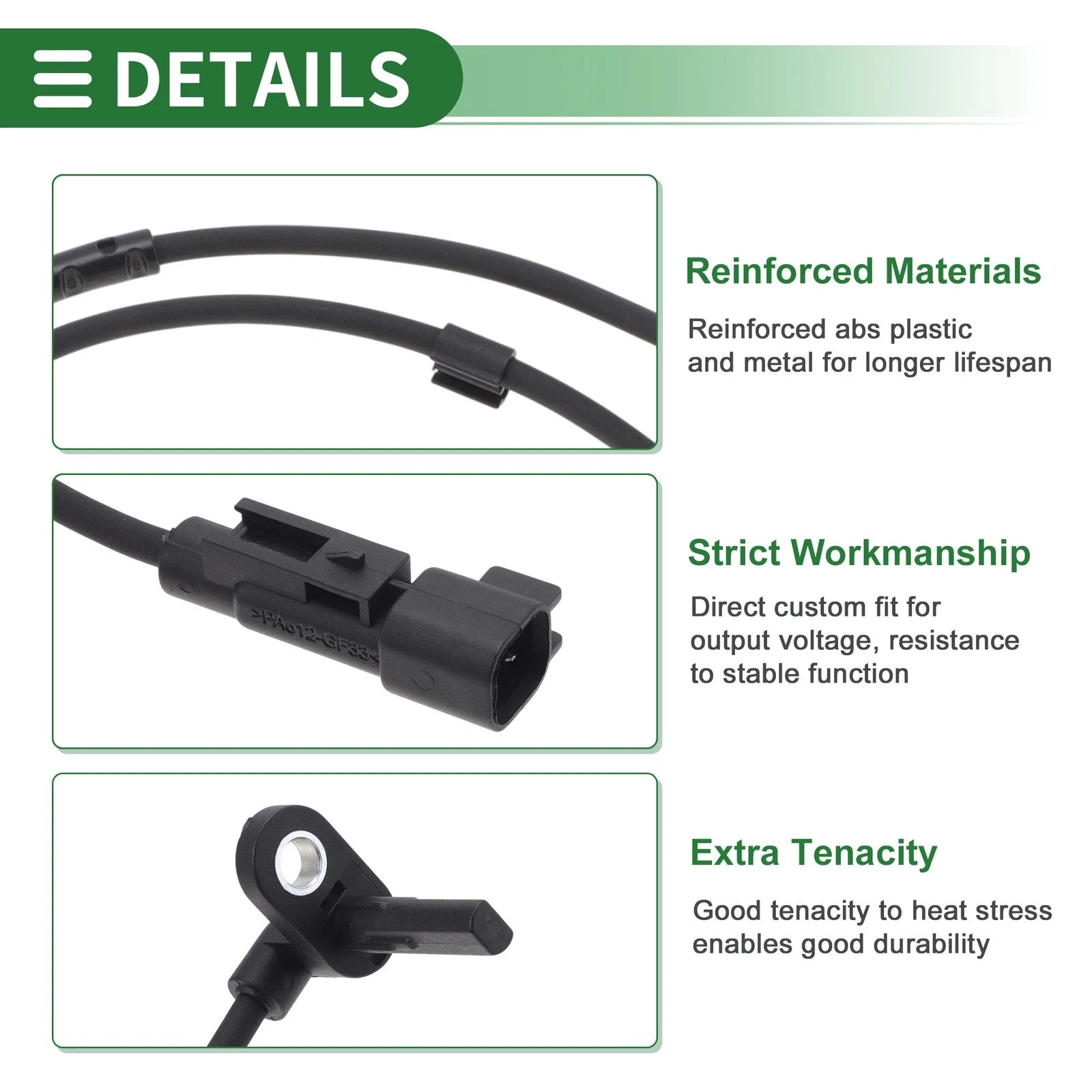 ABS Wheel Speed Sensor Replacement for Chevrolet Sonic Front Right (2012–2015)