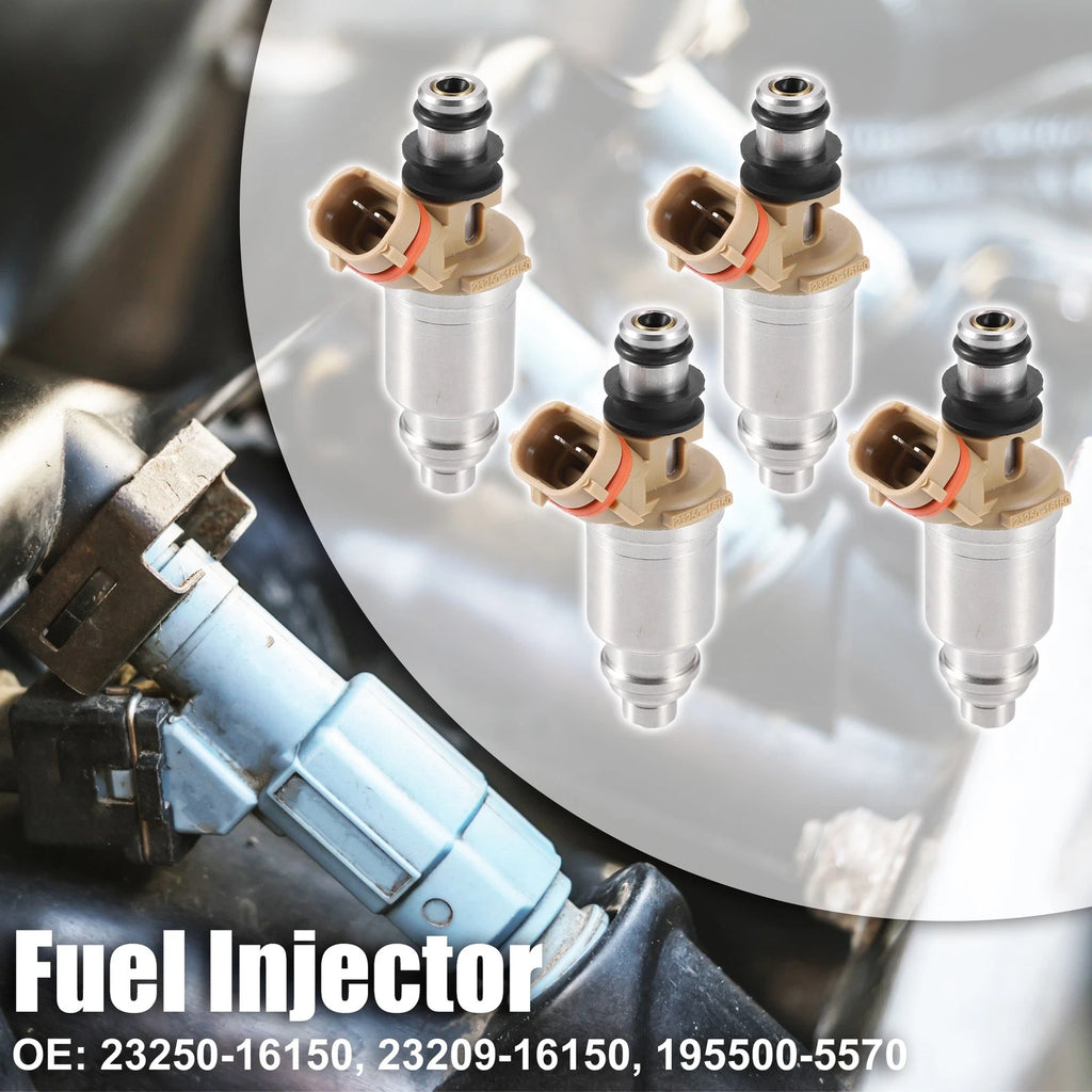 Fuel Injector Replacement Set 4pcs for Toyota Corolla 1.6L (1992–1997)
