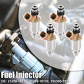 Fuel Injector Replacement Set 4pcs for Toyota Corolla 1.6L (1992–1997)