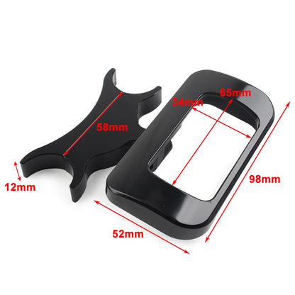 1-1/4" Handlebar Risers Gauge Mount for Harley Softail Street FXBB (2018–2020) Chrome