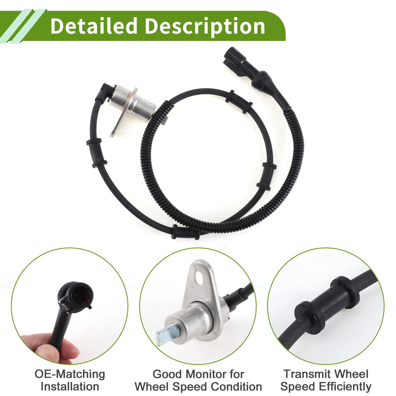 ABS Wheel Speed Sensor for Ford Windstar (1995–2003) No.F58Z2C190B/970090