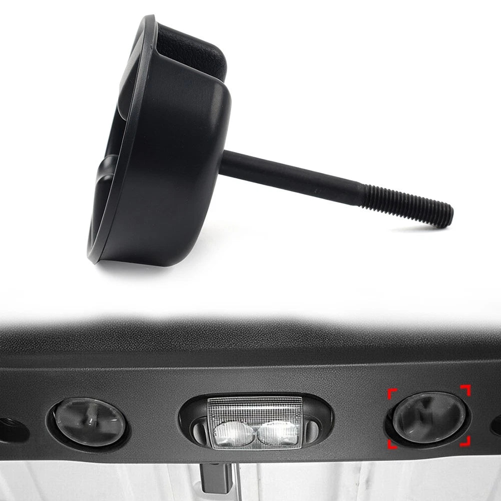 Top Mounting Tab Screw Knobs for Jeep Wrangler JK (2007–2018)