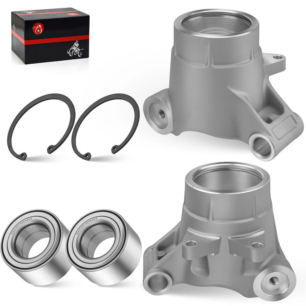 2 Rear Wheel Bearing Carrier & Bearing for Polaris Sportsman 400 450 500 570 800 (2000–2023)