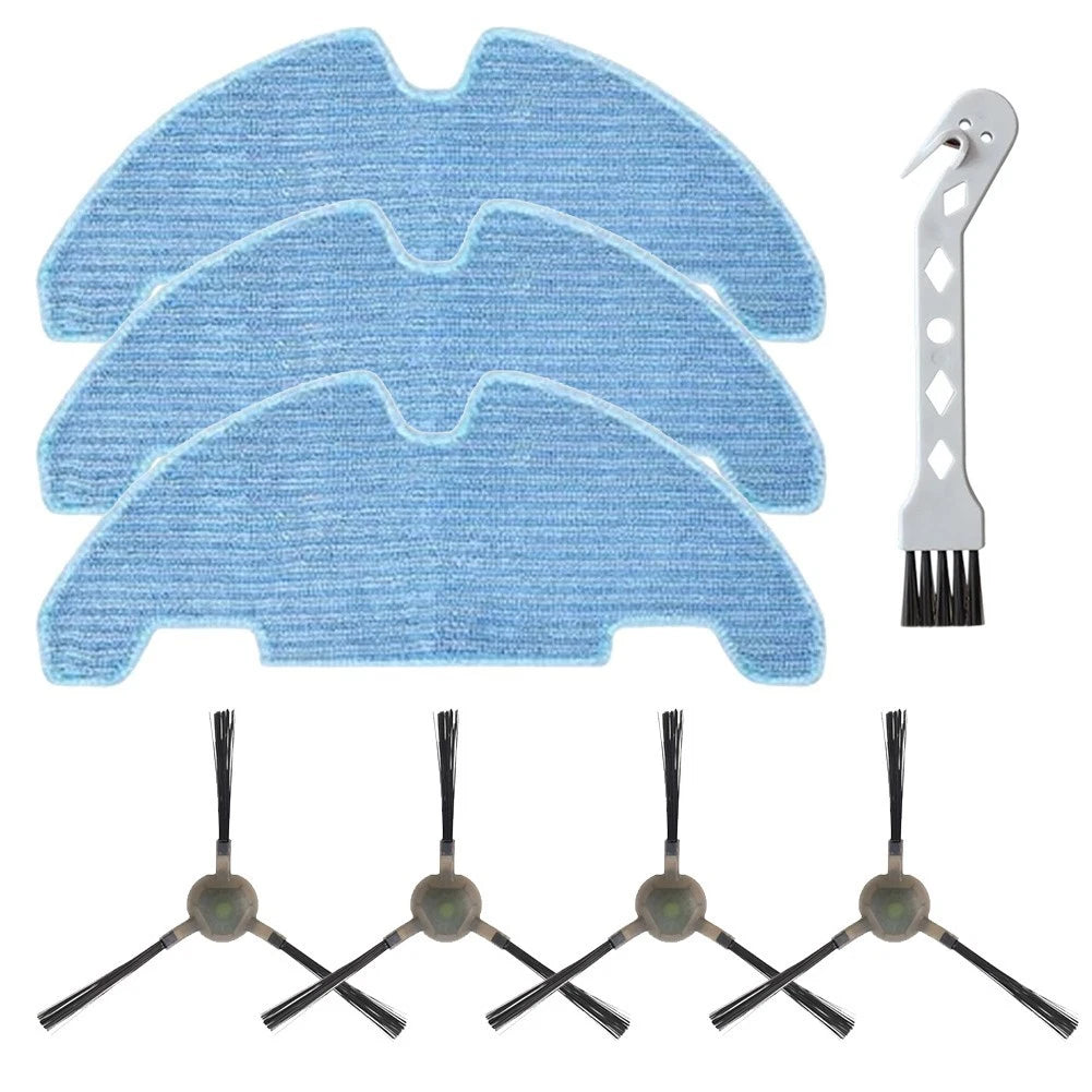 Replacement Mop Cloth and Side Brushes for Lefant M330 Pro (2020–2023)