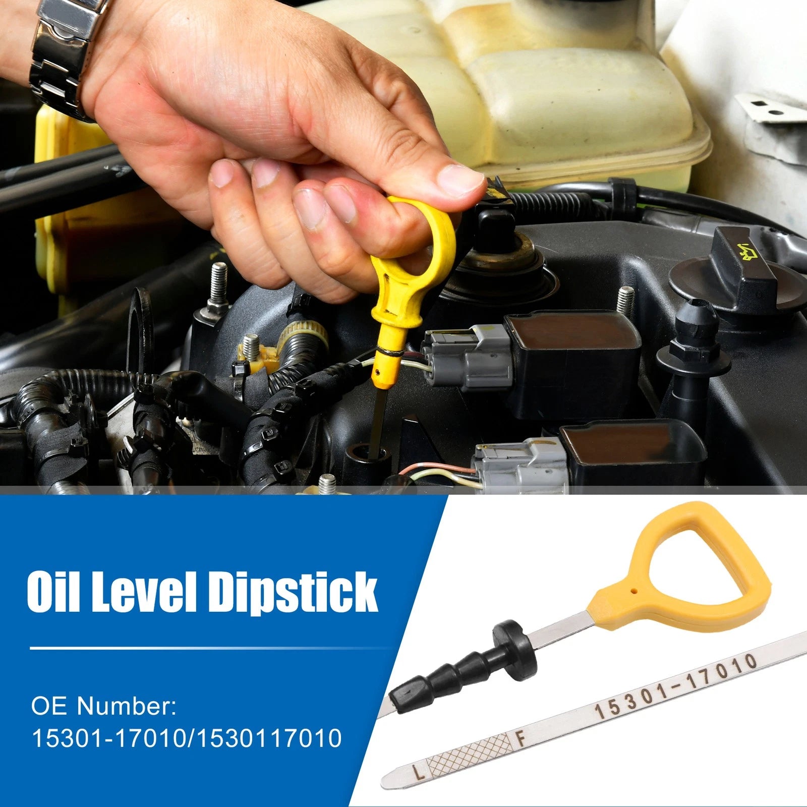 Engine Oil Level Indicator Dipstick Replacement for Toyota Land Cruiser (2008–2024)
