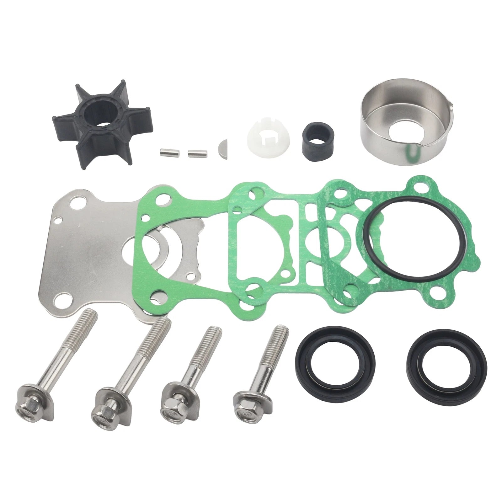 Water Pump Repair Kit for Yamaha Outboard (6CJ-W0078-02, 6CJW007800)