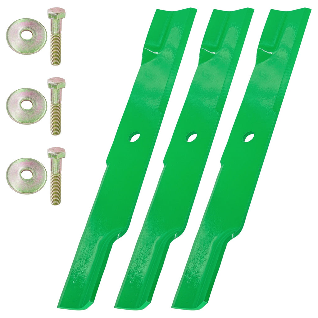 Deck Medium Lift Blade with Bolt for Hustler Z Super Z (2000–2004)