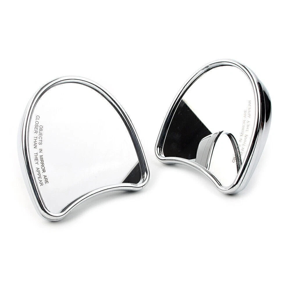 Chrome Inner Fairing Mount Side Rearview Mirrors for Harley FLHX FLHTK (2014–2023)