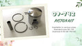Piston Kit 09-742 STD with Ring for Ski Doo Olympic 300 (1971–1977)